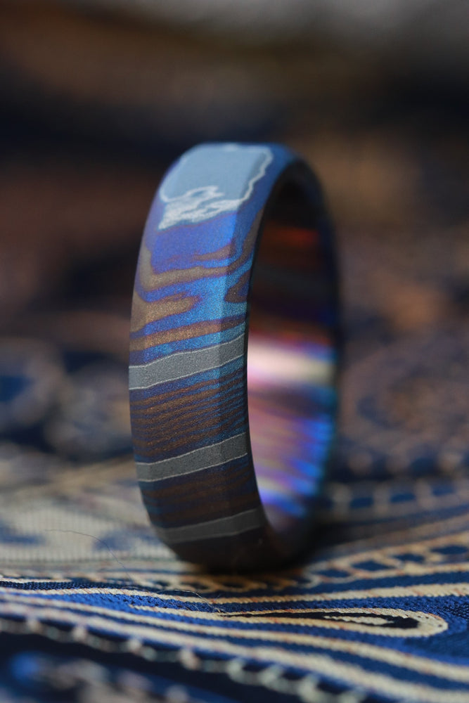 Zirconium / Titanium Damascus Collection