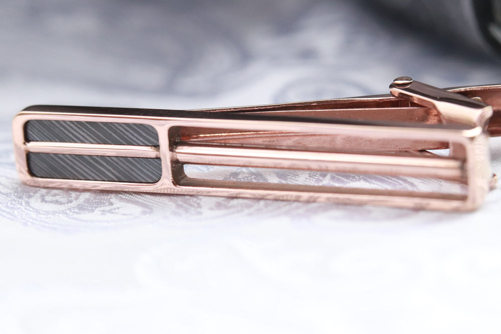 14k rose Gold tie clip / tie bar