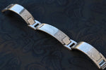 8 -16mm 3 piece design stainless damascus damasteel bracelet cuff