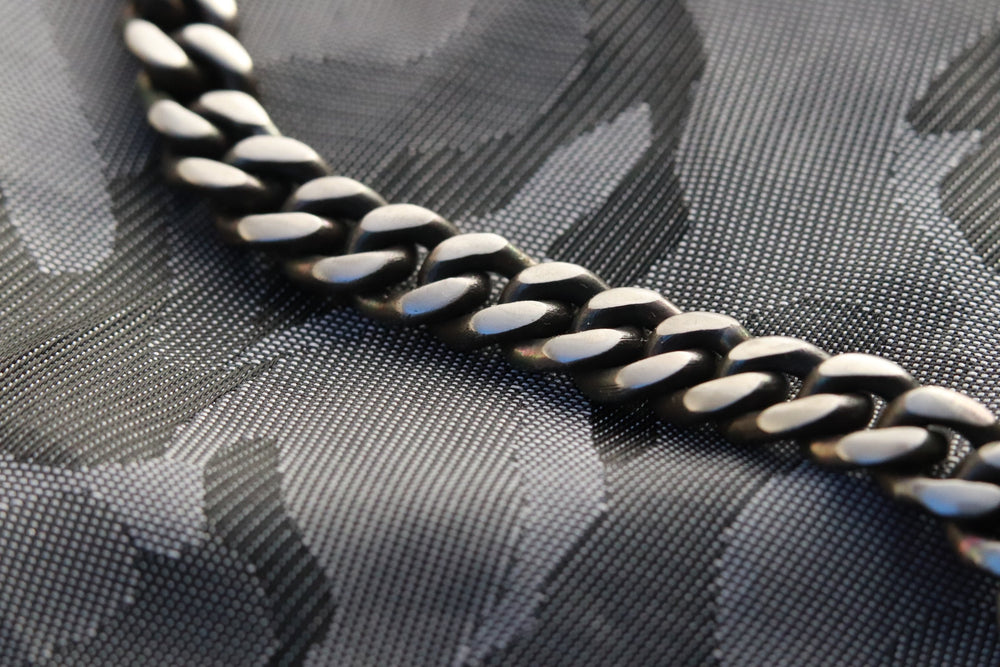 8mm Titanium curb chain bracelet, curbchain