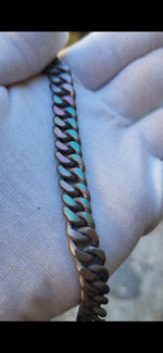 10mm Titanium curb chain bracelet, curbchain