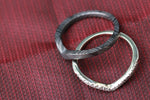 Stacking damascus band, women's wedding band nbzr