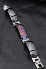Timascus bracelet black titanium black diamond bracelet