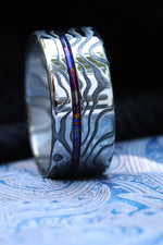12mm customizable Lucia Damasteel ring