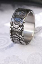 Double grooved dark "Lucia" -  Odins Eye new pattern release 2025 (dark etch)