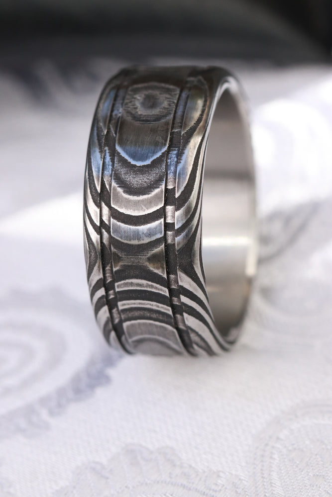 Double grooved dark "Lucia" -  Odins Eye new pattern release 2025 (dark etch)