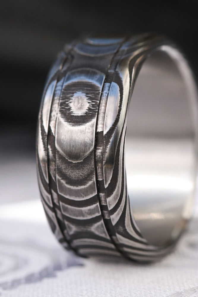 Double grooved dark "Lucia" -  Odins Eye new pattern release 2025 (dark etch)