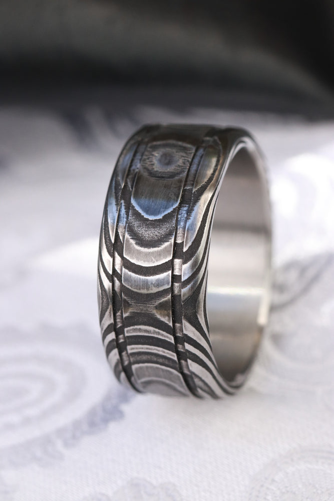 Double grooved dark "Lucia" -  Odins Eye new pattern release 2025 (dark etch)