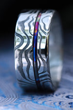 12mm customizable Lucia Damasteel ring