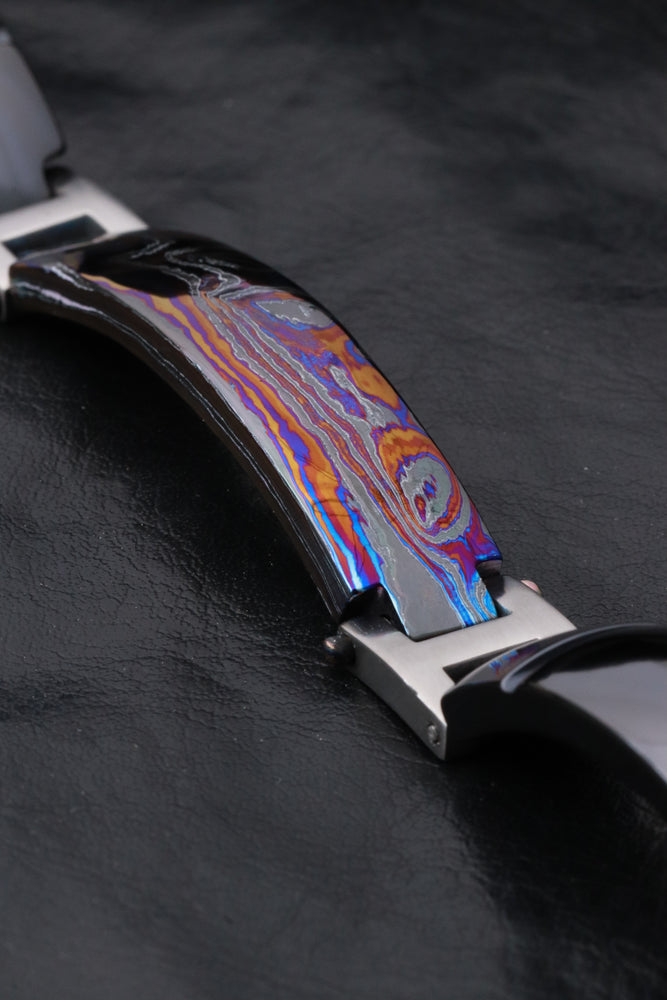 Timascus bracelet black titanium black diamond bracelet