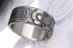 Double grooved dark "Lucia" -  Odins Eye new pattern release 2025 (dark etch)