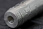 Damsacus pen light, stainless damascus Damasteel flash light