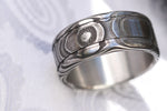 Double grooved dark "Lucia" -  Odins Eye new pattern release 2025 (dark etch)