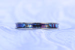 Channel Grayson ZrTi ring 2mm - 7mm wide timascus zrti ring women's