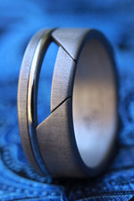 17 "SPECIE" handmade stainless steel ring (not casted) hypoallergenic ring,  metal art, mens rings