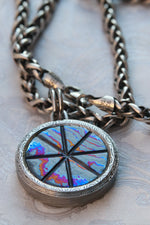 Damasteel & ZrTi - pendant