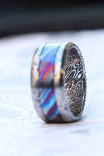 Grayson BLK GRY CRL " Limited Edition Series-10.5mm timascus ring, wedding band