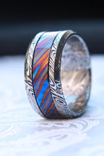 Grayson BLK GRY CRL " Limited Edition Series-10.5mm timascus ring, wedding band