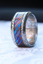 Grayson BLK GRY CRL " Limited Edition Series-10.5mm timascus ring, wedding band
