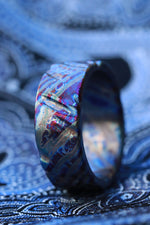 Electric / Weathered ZrTi timascus band