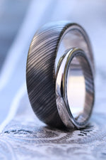Platinum & Niobium Zirconium ring (set) 2 rings