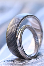 (Her's) Platinum & Niobium/Zirconium womens band