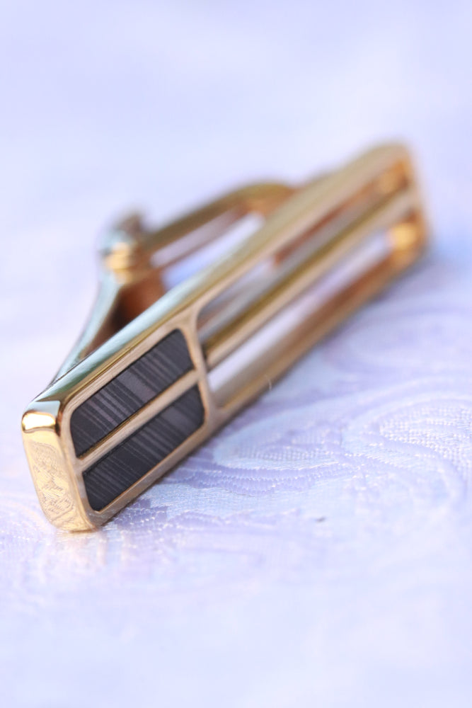 18k Gold tie clip / tie bar