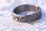 6mm spinner Stainless damascus damasteel / stainless