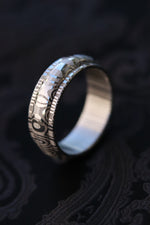 Damascus steel ring, stainless damasteel, mens  rings, hypoallergenic mens wedding customizable unique hand shaped