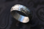 Damascus steel ring, stainless damasteel, mens  rings, hypoallergenic mens wedding customizable unique hand shaped