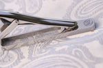 Mokuti tie clip / titanium damascus tie clip, timascus tie clip