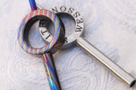 Smith & Wesson functioning Tumascus handcuff key, exotic