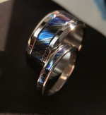 His & hers Grayson Ring set - ZrTi his and hers ring set (Grayson Blue)