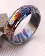 Timascus ZrTi 6-8mm wide band