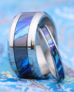 His & hers Grayson Ring set - ZrTi his and hers ring set (Grayson Blue)