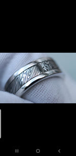 The Platinum Paragon Series - hand engraved solid platinum ring