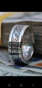 The Platinum Paragon Series - hand engraved solid platinum ring