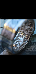 The Platinum Paragon Series - hand engraved solid platinum ring