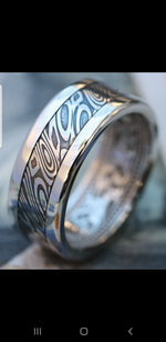 The Platinum Paragon Series - hand engraved solid platinum ring