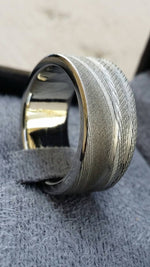 Gold & Stainless Damascus 10mm (Customizable band)