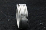 Damascus steel ring &quot;WOODGRAIN&quot; ring! Stainless Damasteel ring mens wedding bands woodgrain pattern damascus