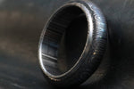 Stainless Damascus &quot;traditional -black & blue twist&quot;   Customizable ring! Mens wedding band damascus steel ring, mens rings
