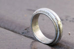 Damascus steel ring, stainless damasteel,mens  rings, hypoallergenic mens wedding band 6mm ring