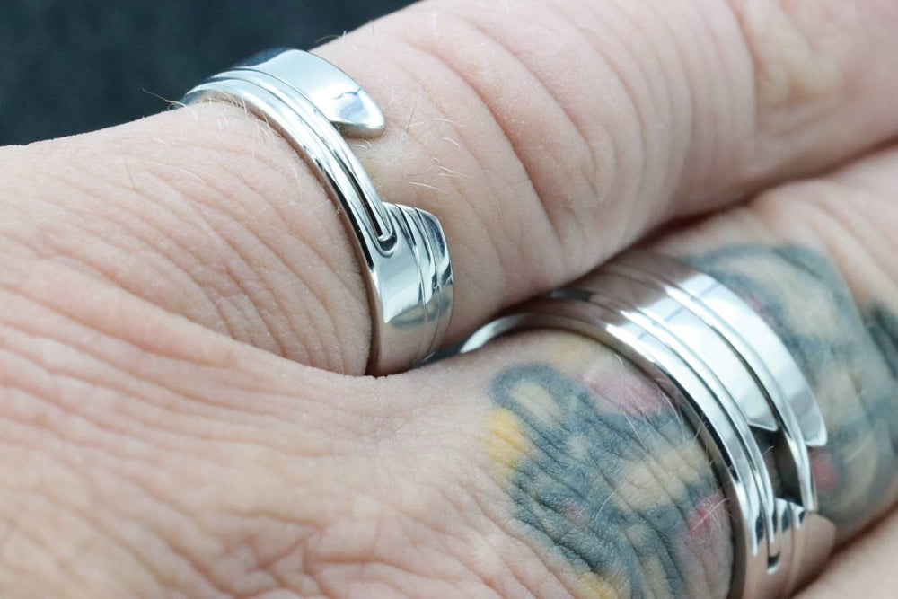 His & Her&#39;s &quot;APPROXI&quot; set muliple options available  (hypoallergenic- handmade) stainless steel his and hers ring set womens rings