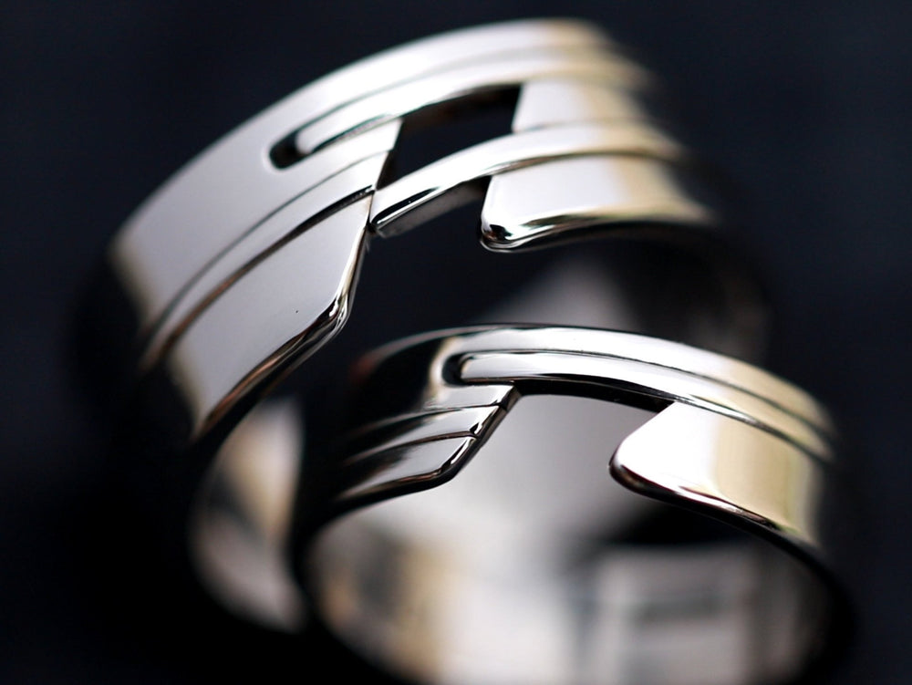His & Her&#39;s &quot;APPROXI&quot; set muliple options available  (hypoallergenic- handmade) stainless steel his and hers ring set womens rings