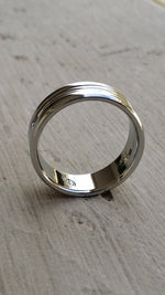 10 &quot;SOLIDARITY&quot; handmade stainless steel ring (not casted) hypoallergenic mens rings wedding band mens jewelry