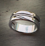 18 &quot;BYROAD&quot; handmade stainless steel ring (not casted) hypoallergenic mens rings wedding rings womens rings jewelry