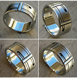 25 &quot;CASK&quot; handmade stainless steel rings (not casted) hypoallergenic mens rings wedding band