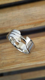 13.5 &quot;OAK&quot; womens handmade stainless steel ring (not casted) womens jewelry hypoallergenic rings