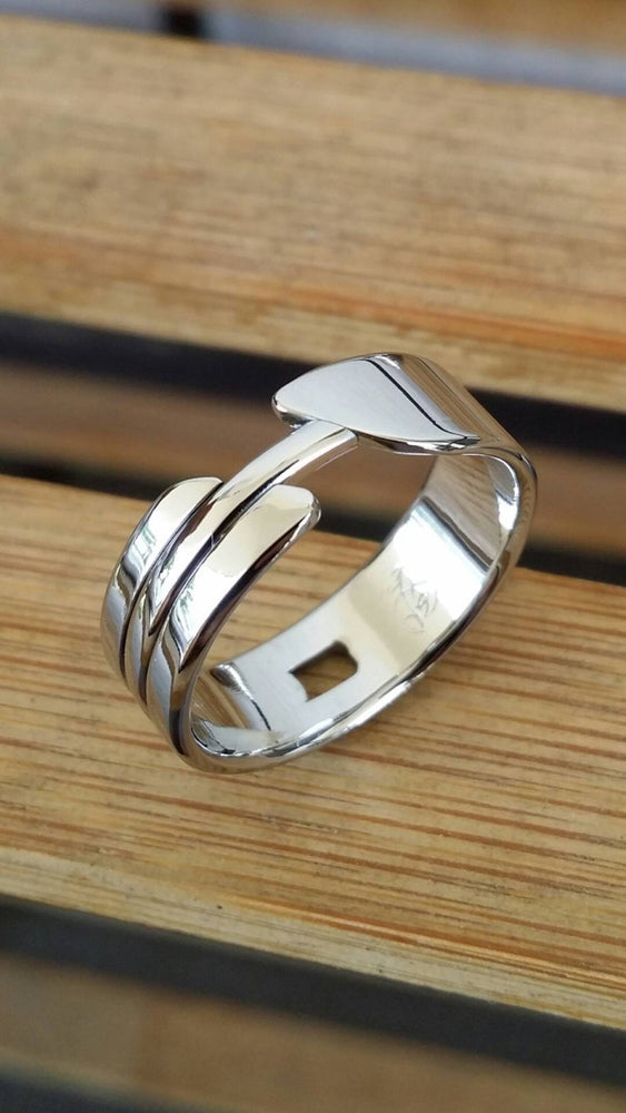 13.5 "OAK" women's handmade stainless steel ring (not casted) women's jewelry hypoallergenic rings